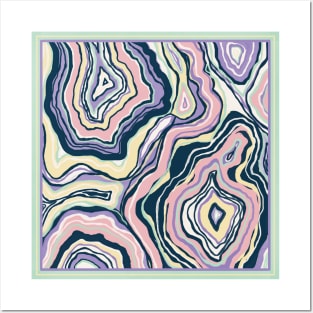 Colorful Agate Posters and Art